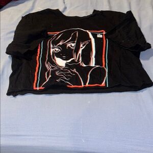 Black Graphic Kids T-Shirt